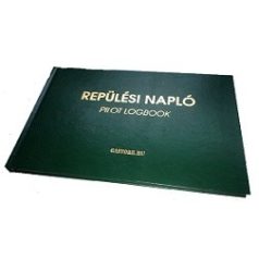   Repülési napló "zöld L" ( Repülőgép, helikopter, UL )  Magyar-Angol nyelv