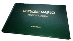 Flight Pilot logbook "green L " (Aircraft, helicopter, UL) Hungarian, English
