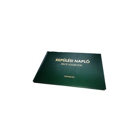 Flight Pilot logbook "green L " (Aircraft, helicopter, UL) Hungarian, English