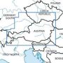 Ausztria VFR térkép 1:500 000