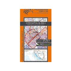 2020 Horvátország- BIH, VFR térkép 1:500 000