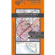 2020 Croatia-BIH VFR Aeronautical Chart – ICAO Chart