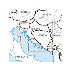2020 Croatia-BIH VFR Aeronautical Chart – ICAO Chart