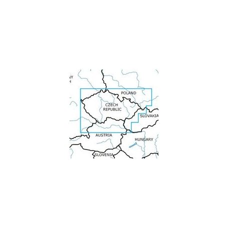 2021 Czechia VFR Aeronautical Chart – ICAO Chart 1:500 000