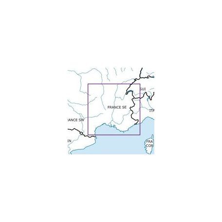 2020 France South East VFR Aeronautical Chart – ICAO 1:500 000