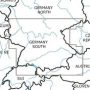 Németország DÉL   VFR térkép 1:500 000