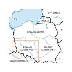   2020 Poland South West VFR Aeronautical Chart – ICAO 1:500 000