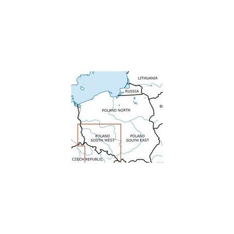 2020 Poland South West VFR Aeronautical Chart – ICAO 1:500 000