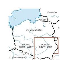   2020 Poland South East VFR Aeronautical Chart – ICAO 1:500 000