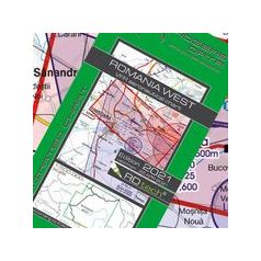 Romania West VFR ICAO Chart – ICAO 1:500 000