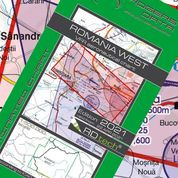 Romania West VFR ICAO Chart – ICAO 1:500 000