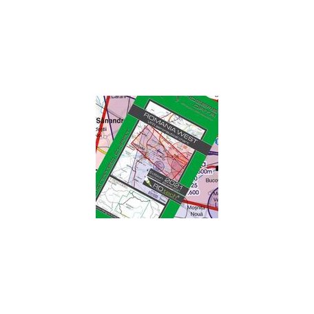 Romania West VFR ICAO Chart – ICAO 1:500 000
