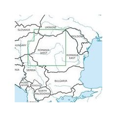 Romania West VFR ICAO Chart – ICAO 1:500 000