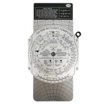   Navigációs-számoló tárcsa fém, E6B-M Aluminum Flight Computer