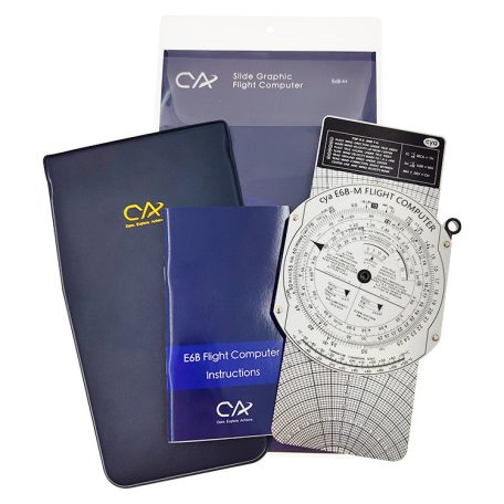 Navigációs-számoló tárcsa fém, E6B-M Aluminum Flight Computer