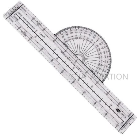 Protractor ruler small fixed, CFP-3