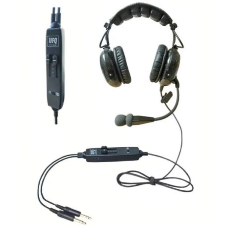 Carbon Fiber Aviation Headphones UFQ PNR P38