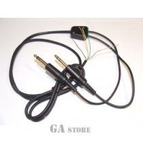 Headphone cable aircraft mono