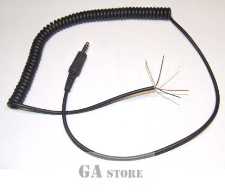 helicopter headphone cable mono