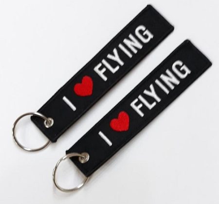 RBF kulcstartó "I LOVE  FLYING " 