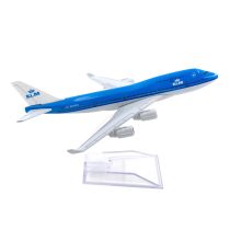 KLM B747 fém repülőgép modell