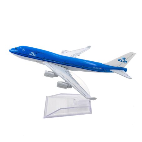 KLM B747 fém repülőgép modell