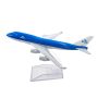 KLM B747 fém repülőgép modell