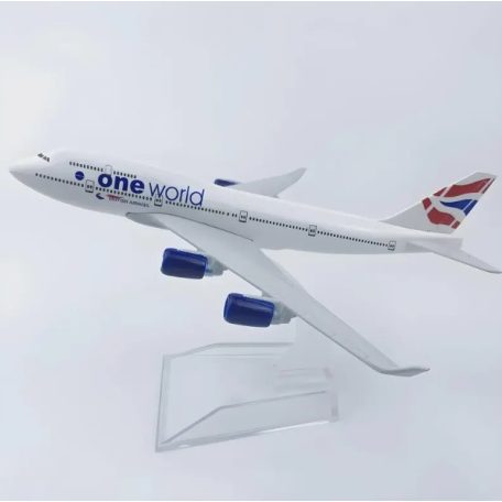 BA 'ONE WORLD' B747 repülőgép modell