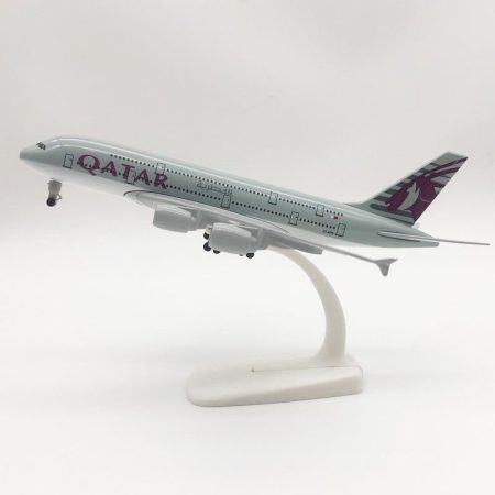 QATAR A380 repülőgép modell