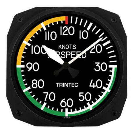 10" Airspeed Instrument Style Clock