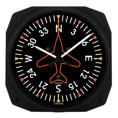 10" Directional Gyro Instrument Style Clock