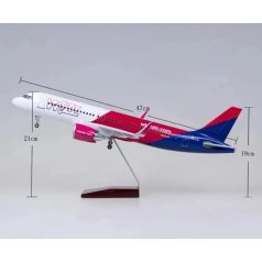 WIZZ AIR  A320 repülőgép modell, 1:80 arány 