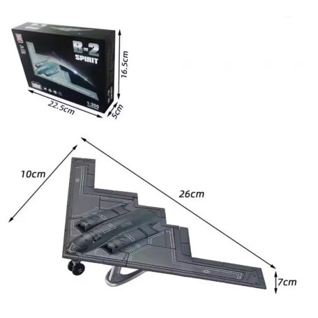 B-2  SPIRIT  , műanyag építőelem makett, 1:200, 23-27