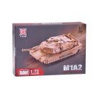 M1A2  harckocsi , műanyag építőelem makett, 1:72 23-22