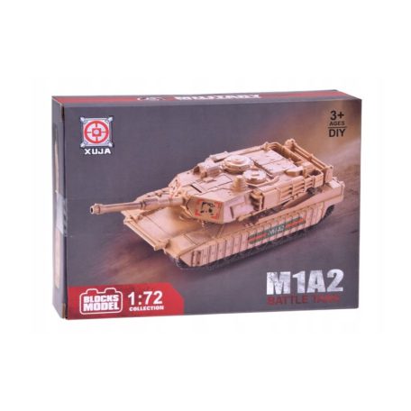 M1A2  harckocsi , műanyag építőelem makett, 1:72 23-22