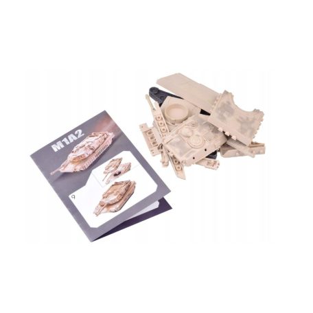 M1A2  harckocsi , műanyag építőelem makett, 1:72 23-22