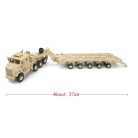 M1070 + M1A2  harckocsi , műanyag építőelem makett, 1:72 25-9