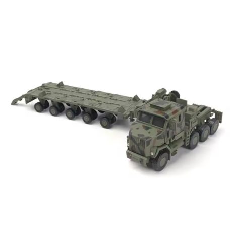 M1070 + LEOPARD 2A7  harckocsi , műanyag építőelem makett, 1:72 25-10