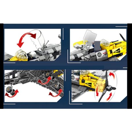 BF 109 ,  műanyag építőelem makett, 88056 