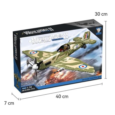 SPITFIRE II , műanyag építőelem makett, 6813