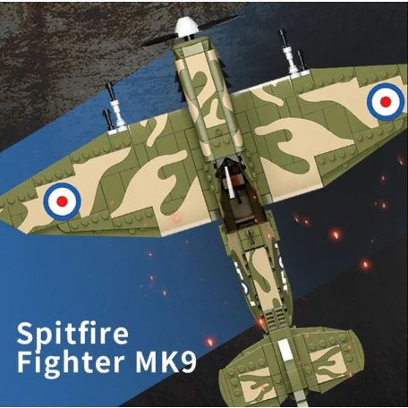 SPITFIRE II , műanyag építőelem makett, 6813