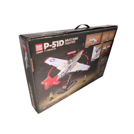 P-51D MUSTANG, Repülőgép építő játék, 100278
