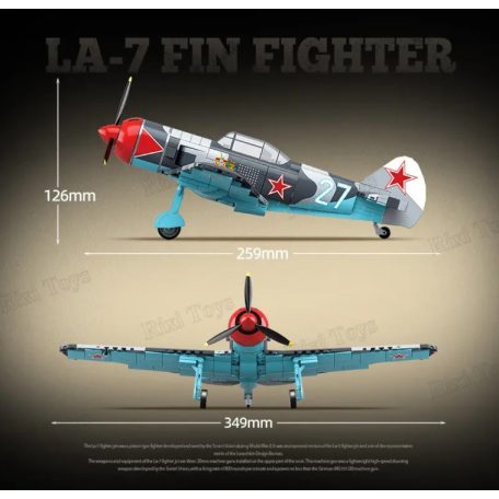 LA-7, Repülőgép építő játék, 100286