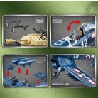 F4 CORSAIR + TANK, Repülőgép építő játék, 98304