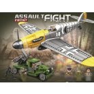 BF-109 III. + KATYUSA , Repülőgép építő játék, 98305