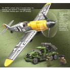 BF-109 III. + KATYUSA , Repülőgép építő játék, 98305
