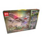 P-51 MUSTANG + JEEP Löveggel, Repülőgép építő játék, 98306