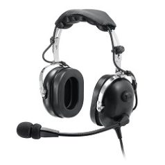 Helicopter pilot headphones